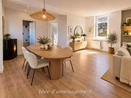 t2 esprit loft avec grand sejour - entrée indépendante - box velos