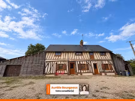 glisolles – ancien corps de ferme réhabilité – 123 m² – dépendances – terrain 4 800 m²