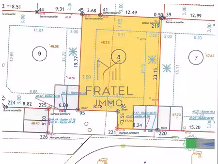 exclusivité ! terrain à bâtir de 350m2