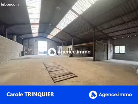 local professionnel 400 m² + maison habitation 3 pièces sur parcelle de 2082 m²