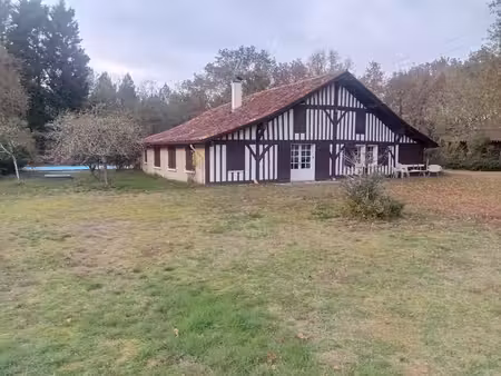 à vendre – maison landaise sur 6 hectares à luglon