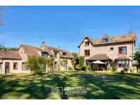 propriété de charme avec sa dépendance au bord de l'eure