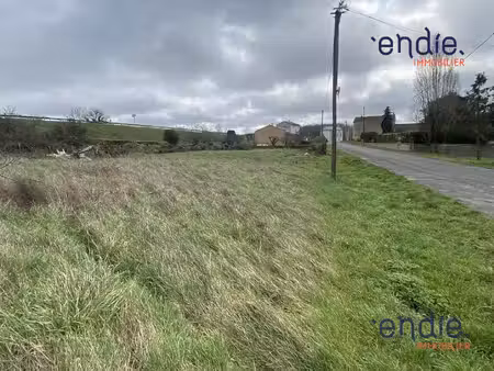 terrain proche de st maixent non viabilise de 1300 m² environ