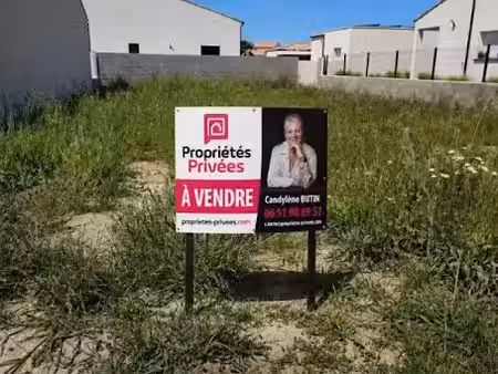 vente terrain 300 m² à cazouls-lès-béziers (34370)  90 000 €