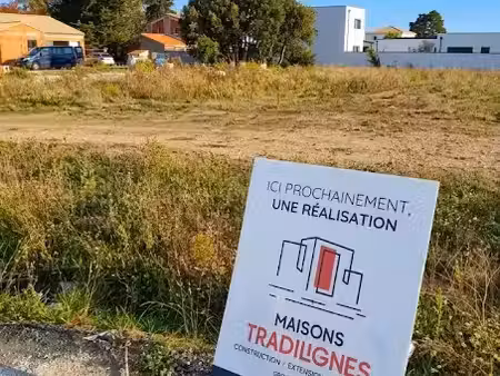 vente terrain 264 m² à la chevrolière (44118)  98 000 €