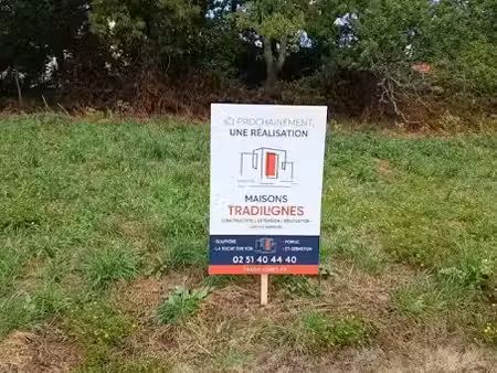 vente terrain 600 m² à vallet (44330)  128 000 €