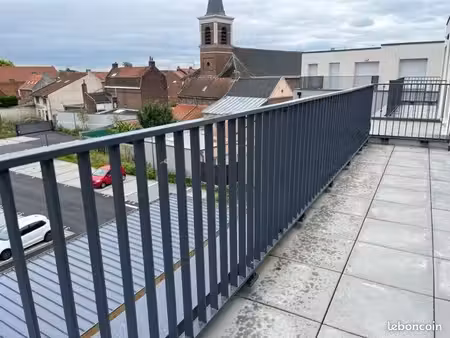 t3 emmerin 65m2 terasse et parking