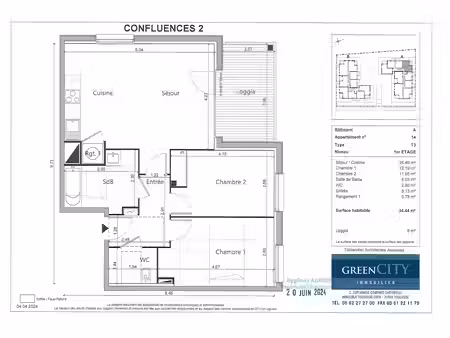 location appartement 3 pièces 65 m² à labarthe-sur-lèze (31860)  765 €