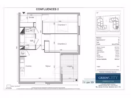 location appartement 3 pièces 66 m² à labarthe-sur-lèze (31860)  771 €