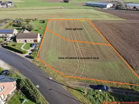 magnifique terrain à bâtir de presque 50 ares pour construct
