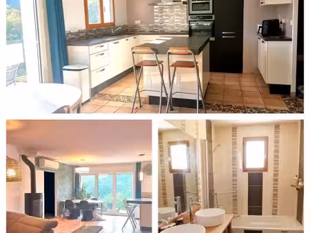 maison de plain-pied  100m2  vue ouverte verdoyante