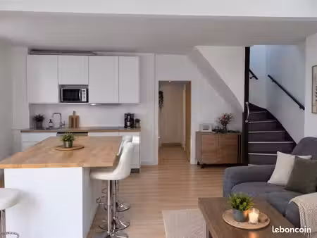 appartement 75 m² – 3 chambres possibles – grande terrasse – gravelines centre