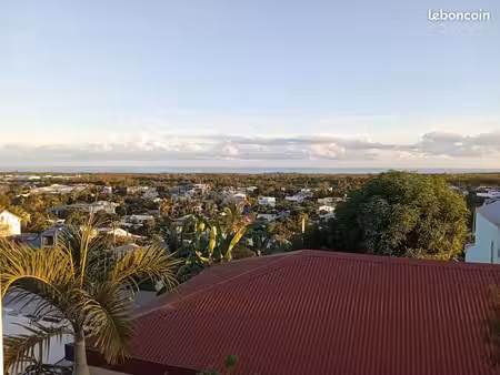 haut de villa t3 meublée avec vue mer