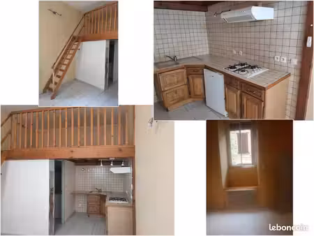 à louer – studio/t1 bis avec grande mezzanine – montgailhard (09330)