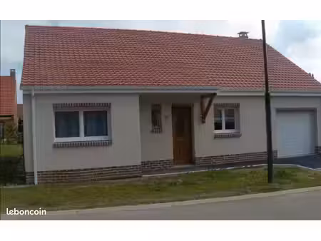 maison individuelle de plain-pied – 3 chambres + garage – bruay-la-buissière