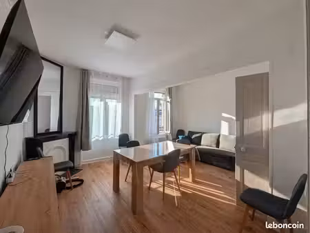 location à l'année – t3 duplex meublé – berck rue carnot