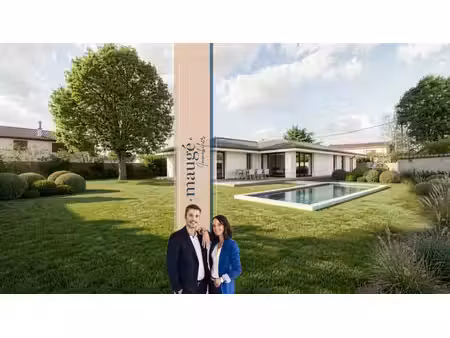 terrain - 725 m² - projet - maison contemporaine - haut de gamme