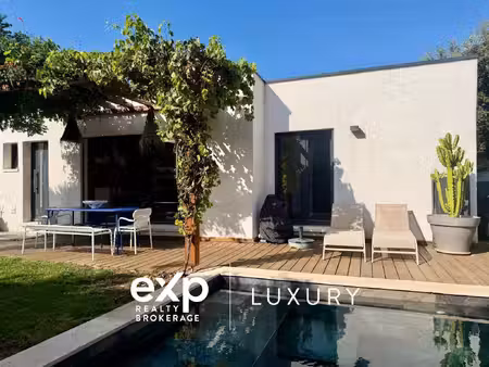 sausset-les-pins – villa contemporaine de plain-pied avec pisc