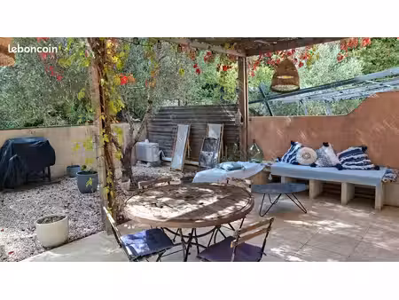 peypin - vert clos maison mitoyenne 3 chambres + bureau jardin garage