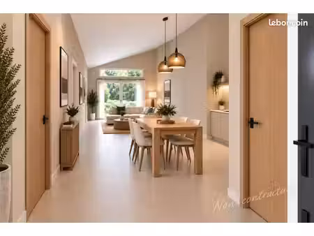corbas – hyper centre – logement d’environ 100 m²  de plain-pied  3 chambres et jardin d’e