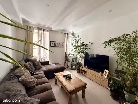 clermont-l’hérault – maison de village – 3 chambres – 80 m² -garage moto