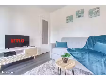 studio meublé avec balcon centre ville rosny