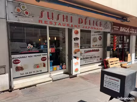 fond de commerce restaurant sushis