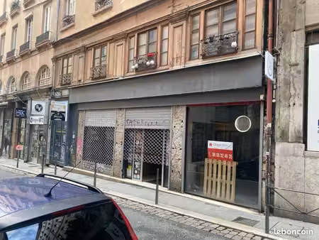 local commercial 120 m2 lyon 1er