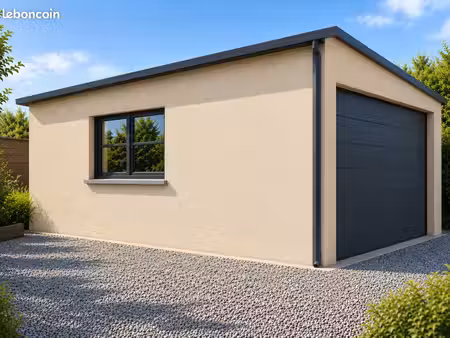 garage pour fourgon ou deux voitures