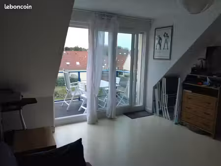 entre plage et commerces – studio cabine 26 m²  balcon sud & parking