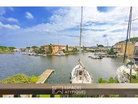 appartement avec vue sur les canaux et amarrage privé