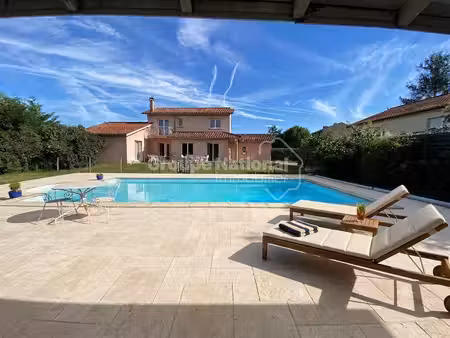 maison brindas 5 pièce(s) 130 m2 terrain 1100m² piscine