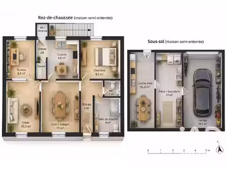 vente maison/villa 5 pièces