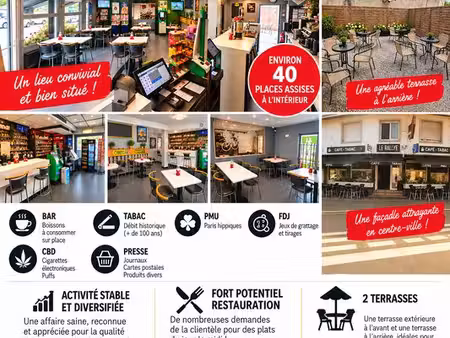fonds de commerce café tabac pmu fdj – frévent 62270