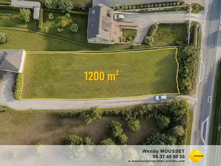 à 5 min de la plage · terrain constructible de 1 200 m² · presqu'île de rhuys