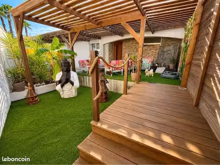 fabrègues villa 105 m² – 4 chambres – piscine – aucun travaux + espace professionnel