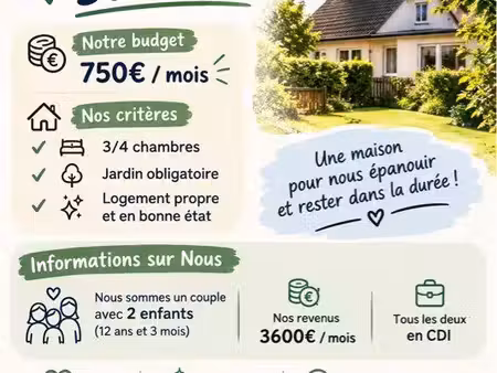 location maison recherche