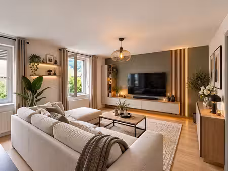 ottange – t3 de 59 m² avec 2 parkings privatifs et terrain de
