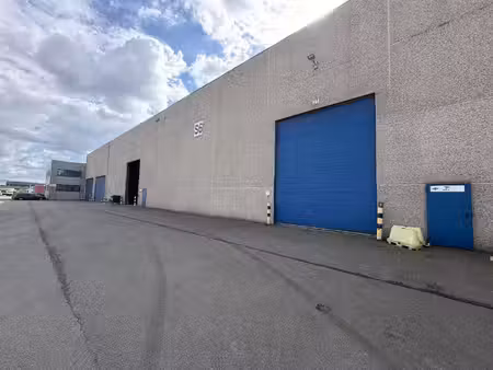 magazijn met laadkade en nieuwbouw kantoren te huur in haven van antwerpen