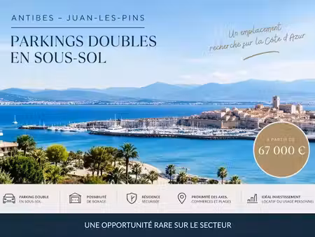 vente parking à antibes (06600)  67 000 €