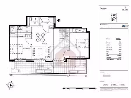 appartement de 3 pièces de luxe en vente à le kremlin-bicêtre  france