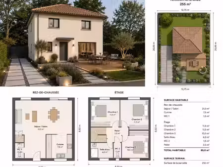 vente maison neuve 4 pièces 85 m² à carnoules (83660)  326 000 €