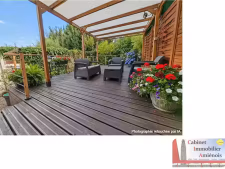 pont de metz : maison semi mitoyenne de 91 m2