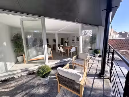 superbe appartement 199m² 4ch- 3 sdb + terrasse 12m²