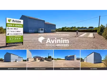 vente entrepôt vairé 85150 350m²