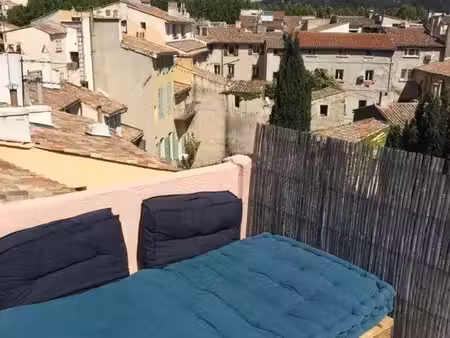 superbe 2p meublé 55m² avec terrasse centre d'aix