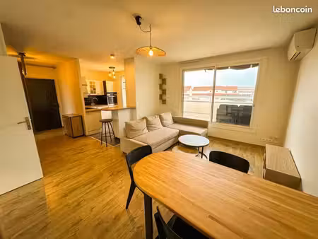 [à saisir] appartement t3 meublé dernier étage