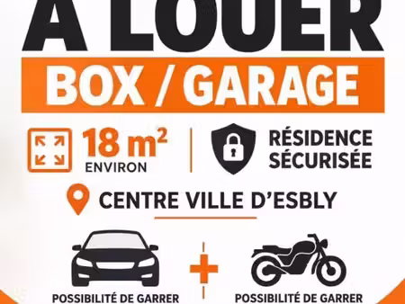 parking 18 m² esbly