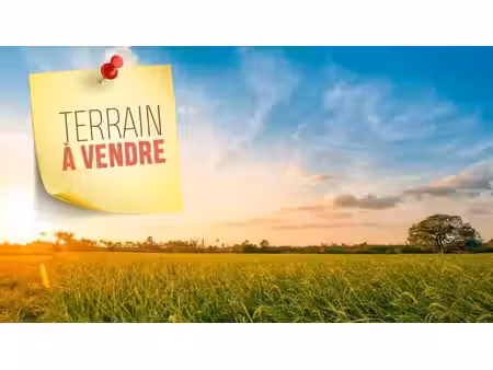 terrain constructible neuf à vendre