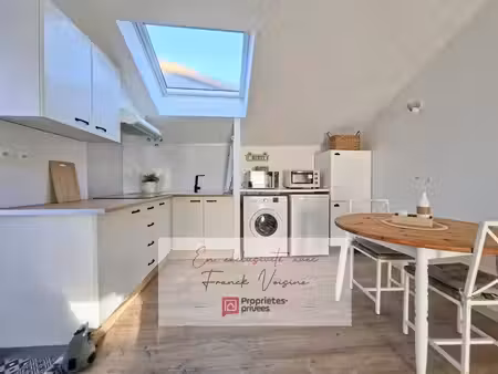 a vendre en exclusivité au boupère  maison de village entièrement rénovée avec 1 chambre s
